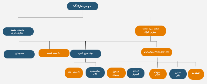 چارت سازمانی جامعه معلولین