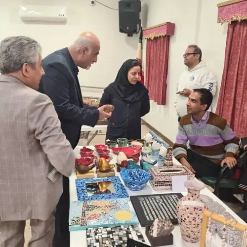 بازارچه جامعه معلولین ایران با حضور مسئولین بهزیستی